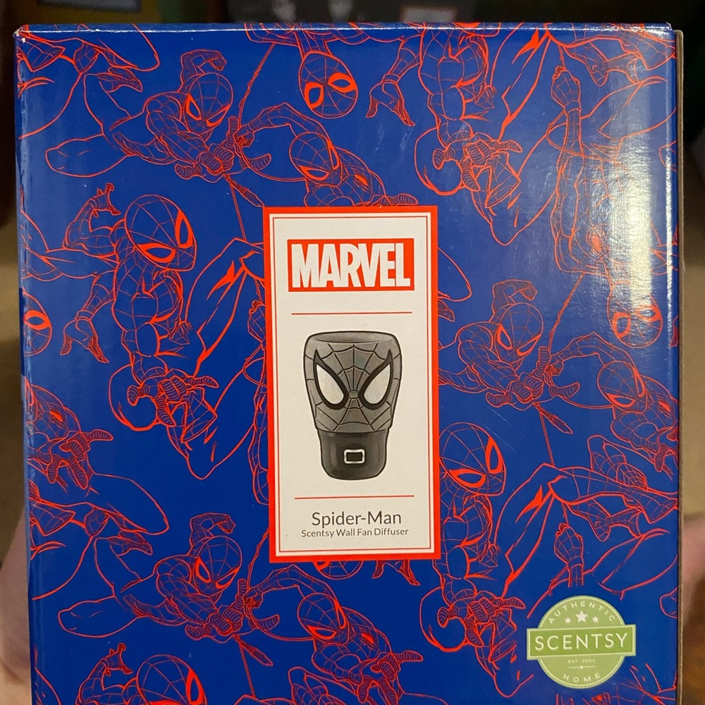NWOT Scentsy Spider-Man Wall Fan